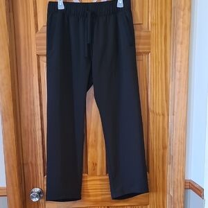 Wink Black Srub Pants for Women